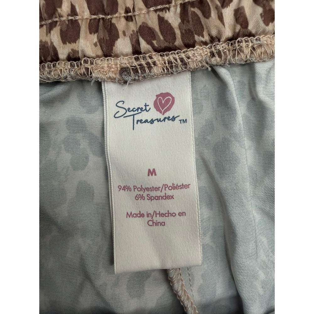 Secret‎ Treasures Leopard Pajama Pants Women's M Lounge Sleepwear - Picture 5 of 9